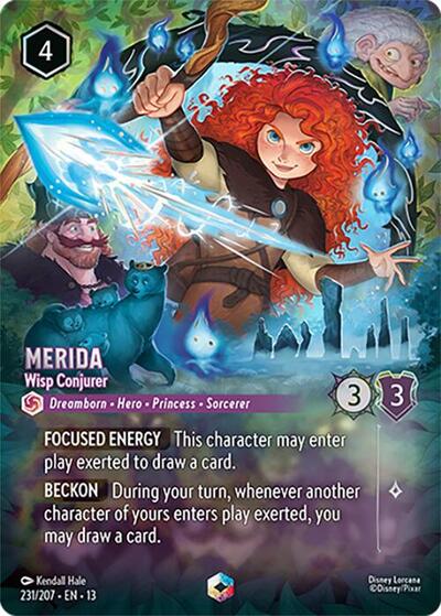 Merida, Wisp Conjurer (0231) - Satin Holographic Foil