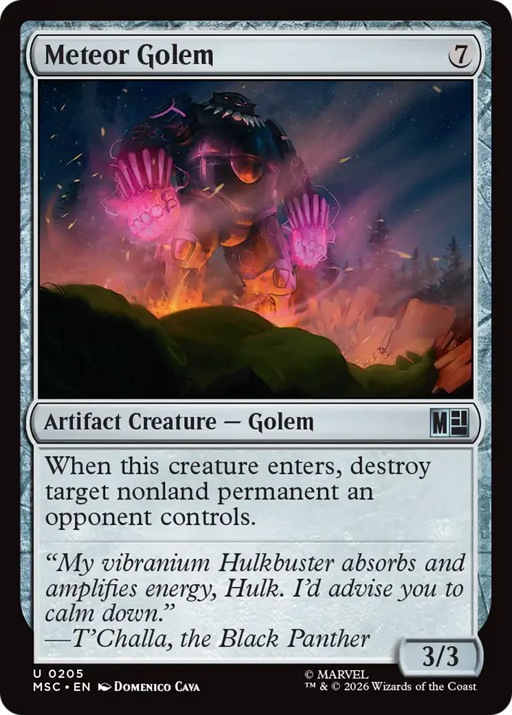 Meteor Golem (0205) - Surge Foil