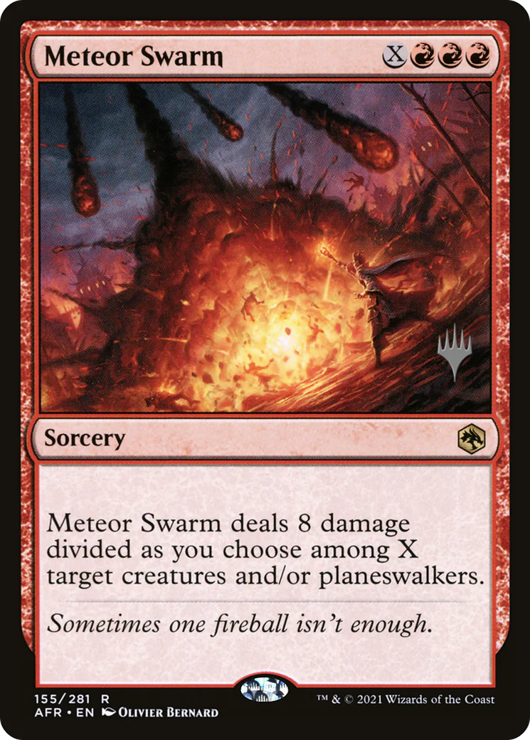 Meteor Swarm (155) (Promo Pack) (PAFR) - Foil