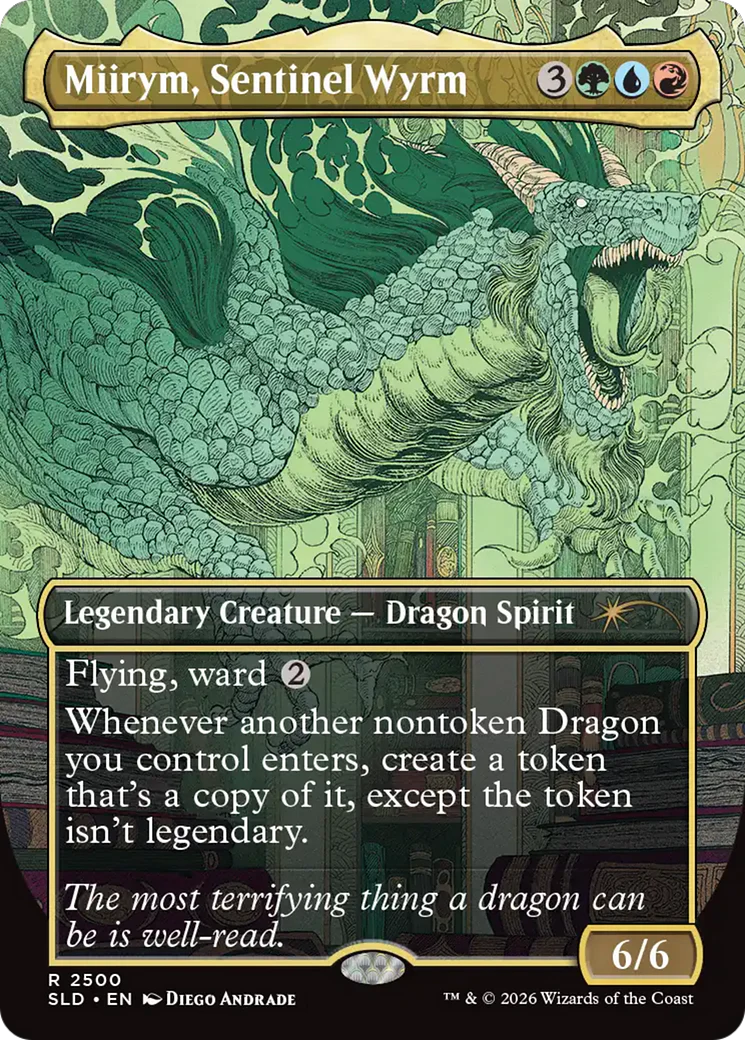 Miirym, Sentinel Wyrm (2500) (Borderless) (SLD)
