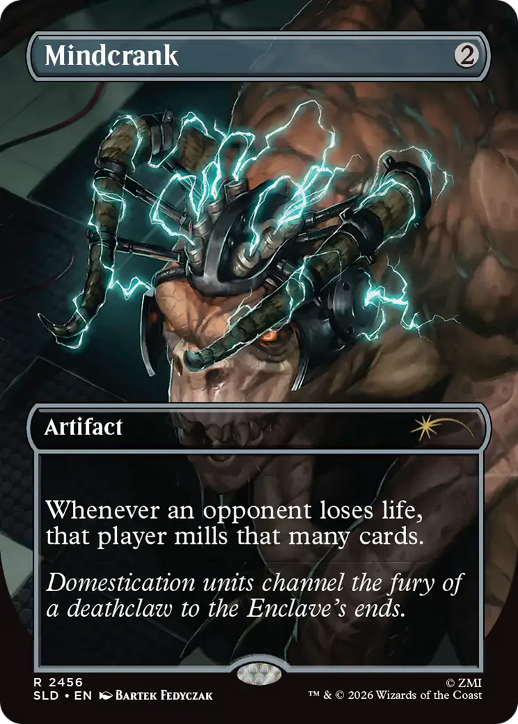 Mindcrank (2456) (Borderless) (SLD) - Foil
