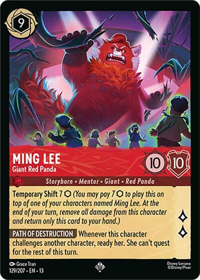 Ming Lee, Giant Red Panda (0129) - Cold Foil