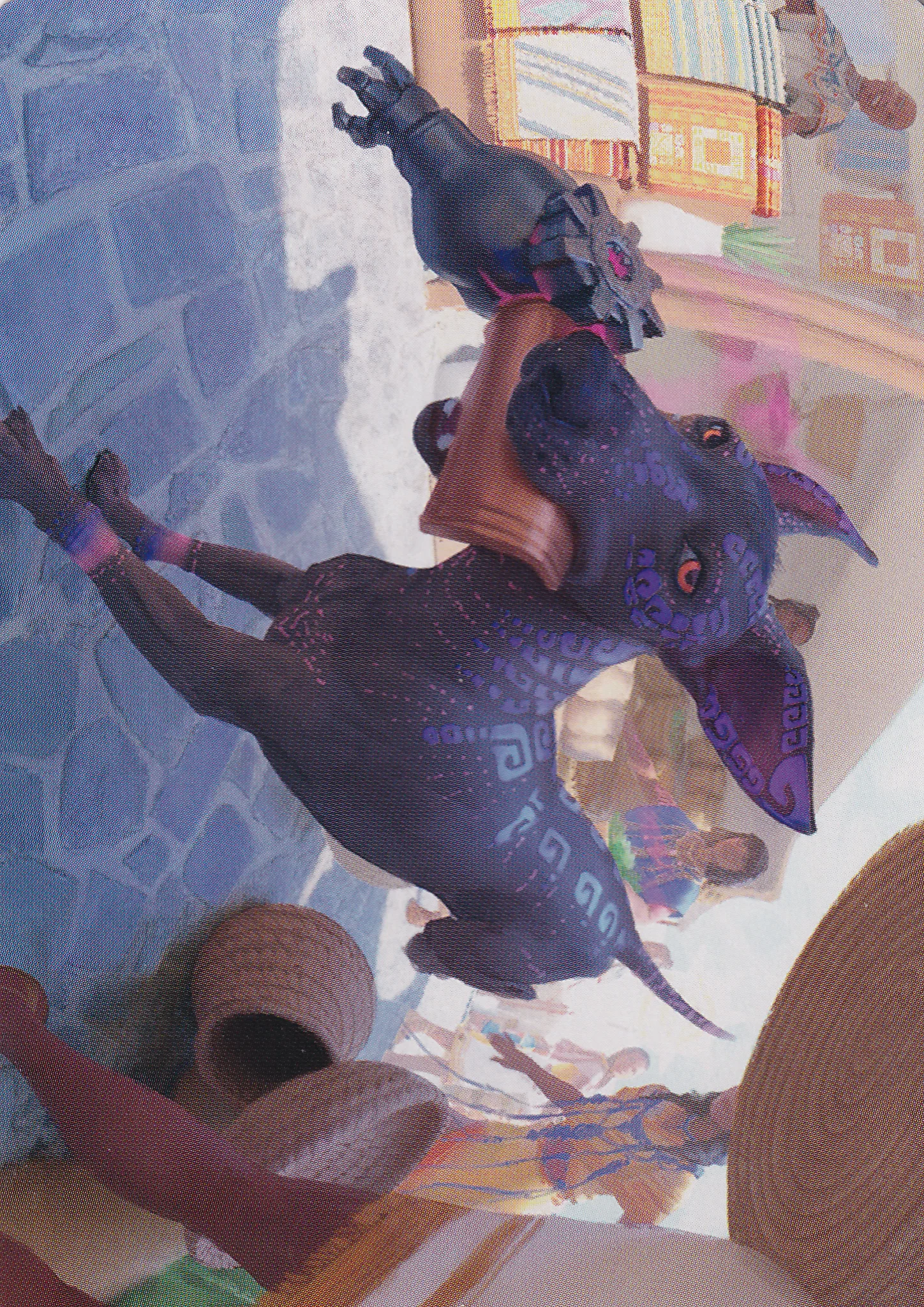 Mischievous Pup (03/81) Art Card (ALCI)