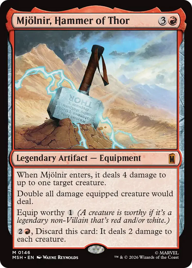 Mjolnir, Hammer of Thor (MSH)