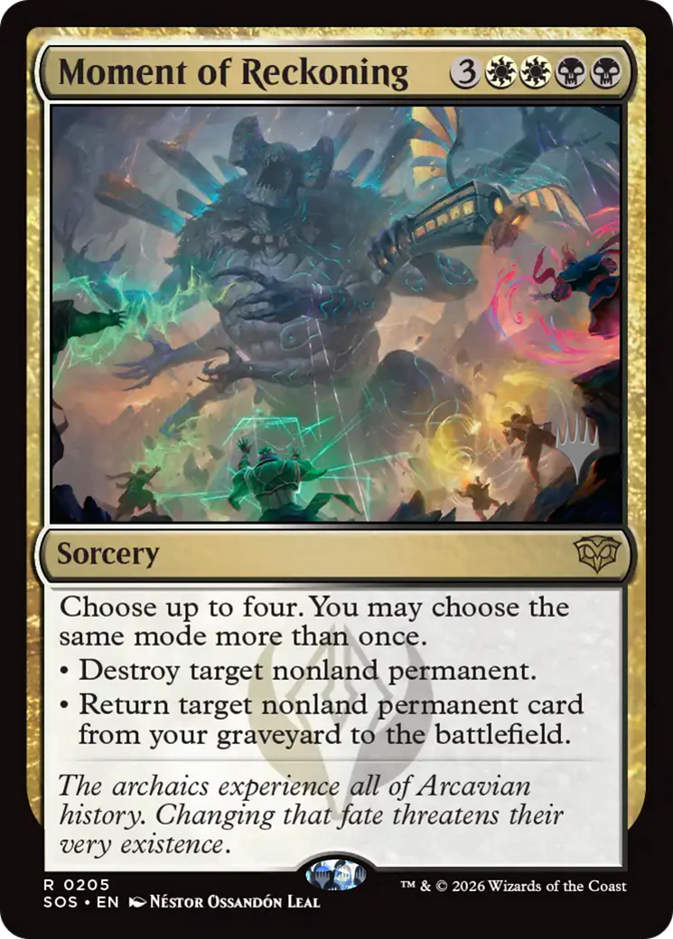 Moment of Reckoning (0205) (Promo Pack) (PSOS) - Foil