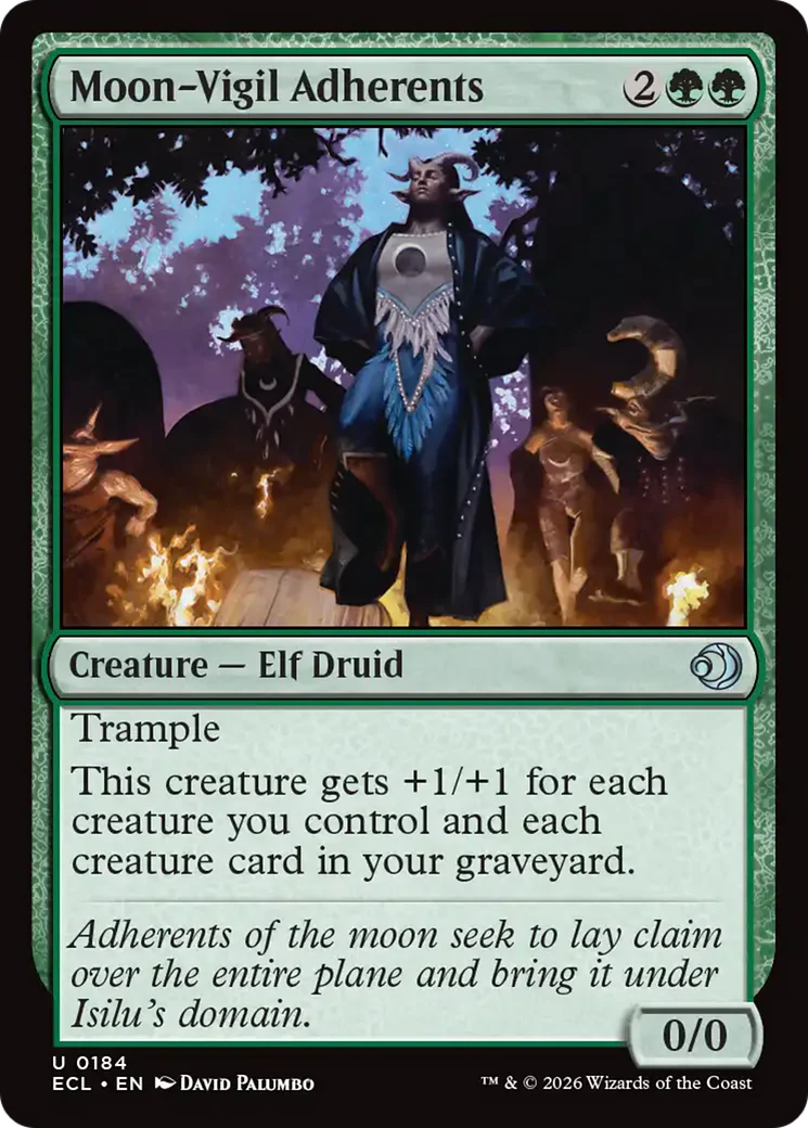 Moon-Vigil Adherents (ECL) - Foil