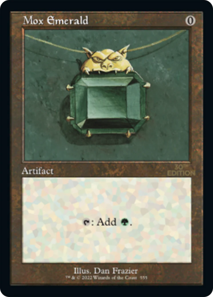 Mox Emerald (Retro Frame) (30A)