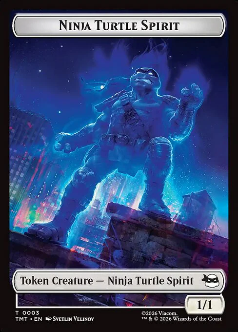Mutant (0007) // Ninja Turtle Spirit (0003) Double-Sided Token (TTMT) - Image 2