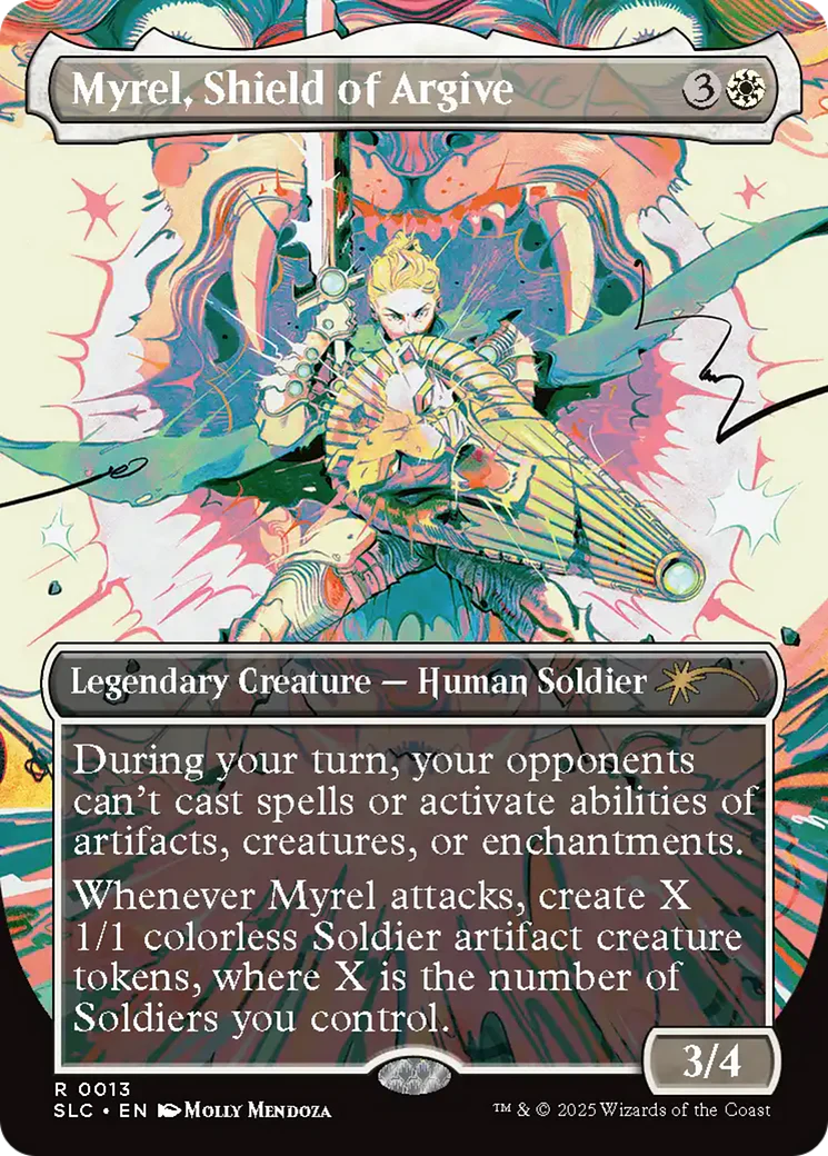Myrel, Shield of Argive (0013) (Borderless) (SLC)