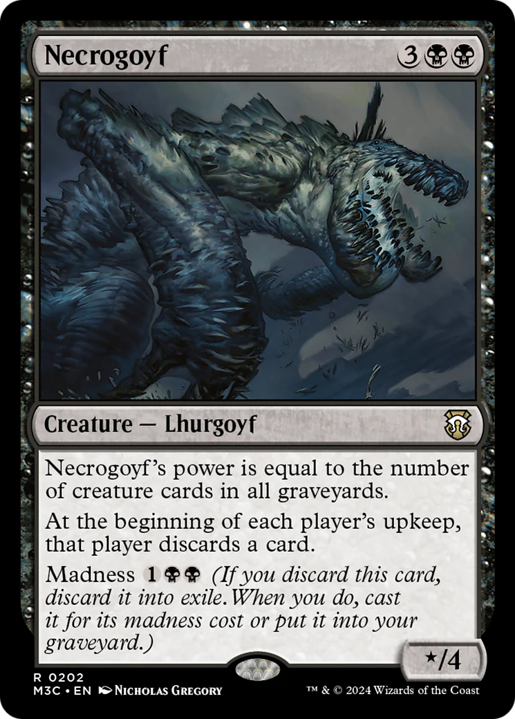 Necrogoyf (M3C) - Ripple Foil