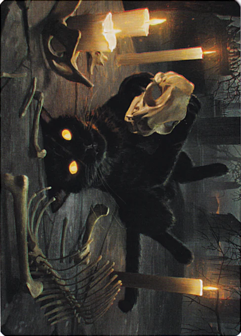 Nine-Lives Familiar (08/54) Art Card (AFDN)