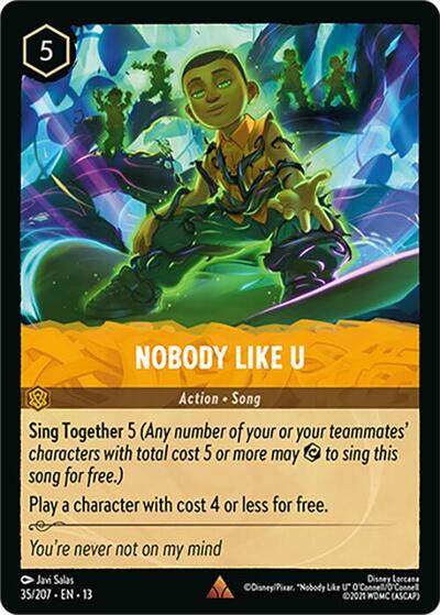 Nobody Like U (0035) - Cold Foil