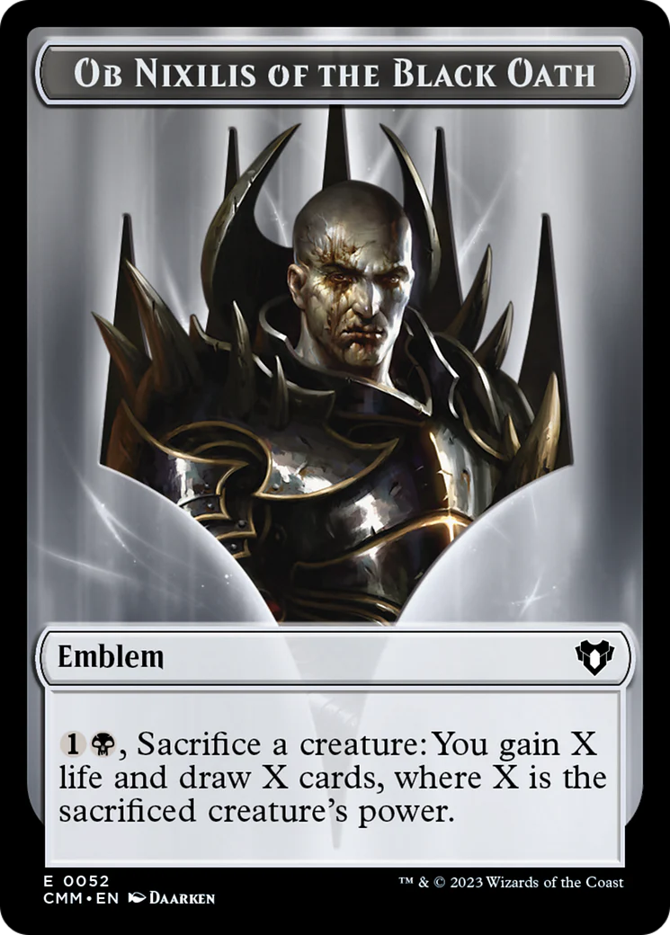 Ob Nixilis of the Black Oath Emblem (0052) (TCMM)