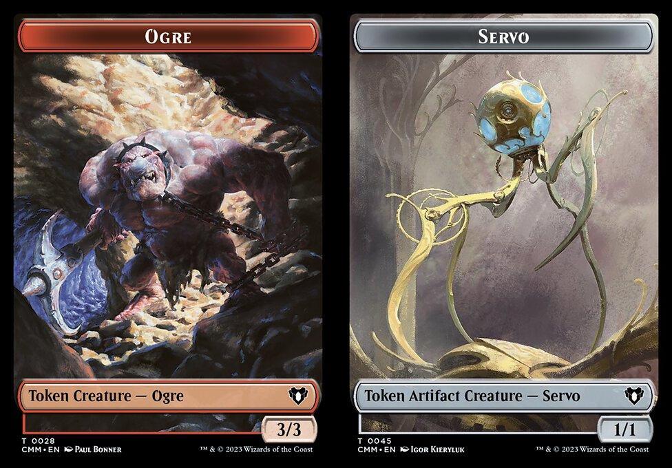 Ogre (0028) // Servo (0045) Double-Sided Token (TCMM)