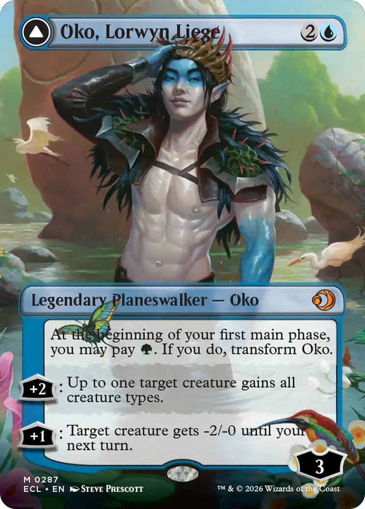 Oko, Lorwyn Liege // Oko, Shadowmoor Scion (0287) (Borderless) (ECL)