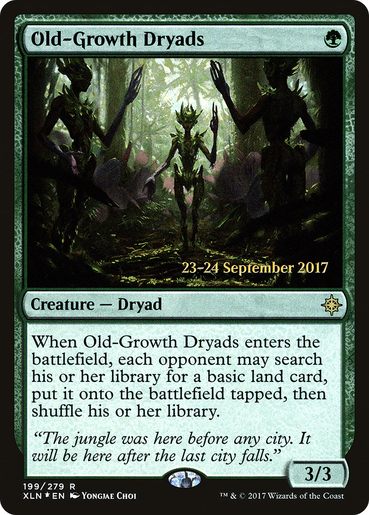 Old-Growth Dryads (199) (Prerelease) (PXLN) - Foil