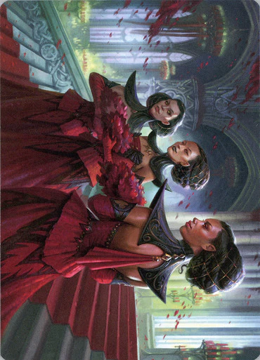 Olivia's Attendants (47/81) Art Card (AVOW)