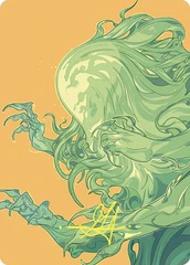 Omnath, Locus of Mana (57/81) Art Card (ACMM) - Gold-Stamped Signature