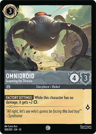 Omnidroid, Scanning for Threats (0188) - Cold Foil