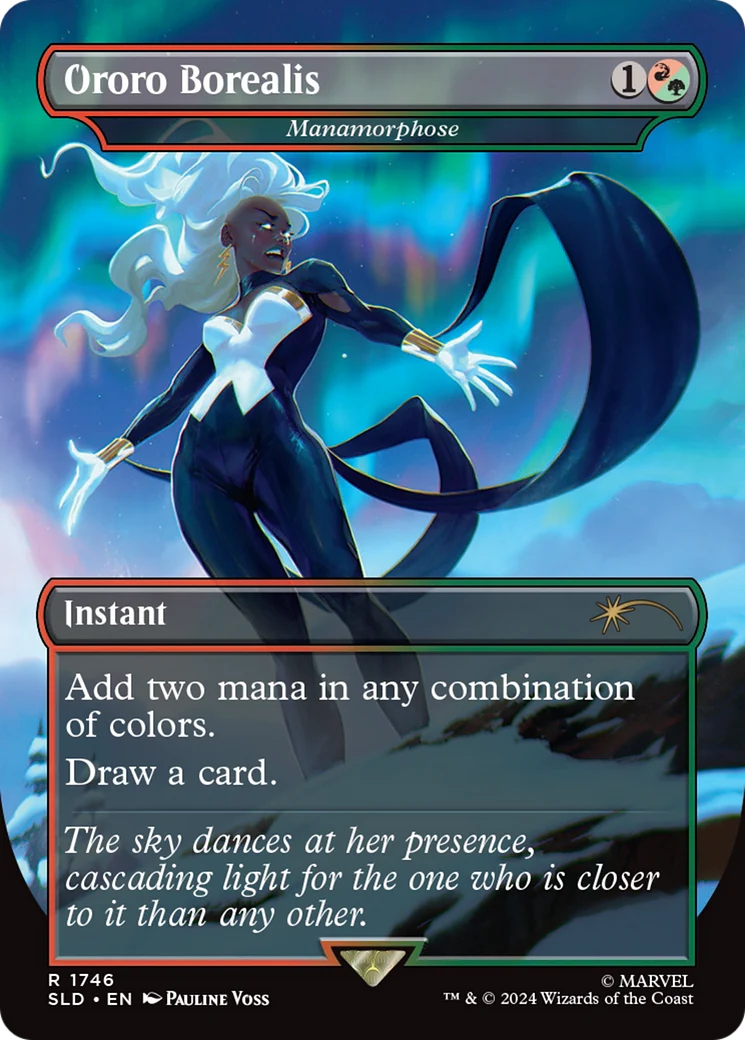 Ororo Borealis [Manamorphose] (1746) (Borderless) (SLD) - Foil