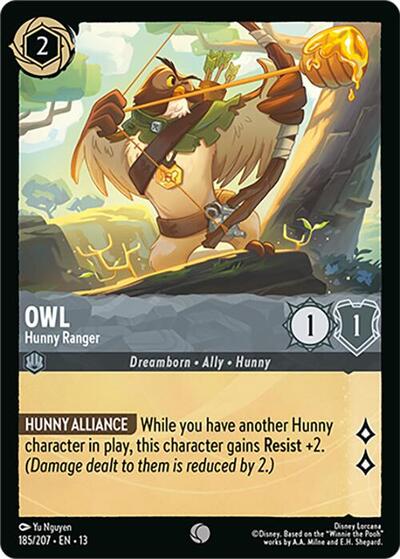 Owl, Hunny Ranger (0185) - Cold Foil