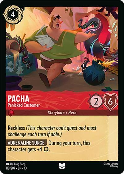 Pacha, Panicked Customer (0118)