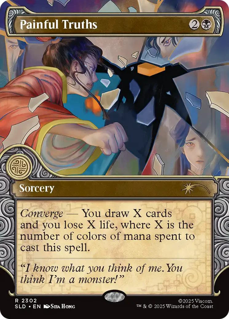 Painful Truths (2302) (Elemental Frame) (SLD) - Foil