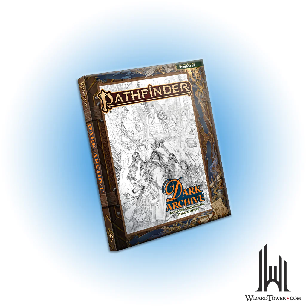 Pathfinder Book - Dark Archive Remastered Sketch Cover