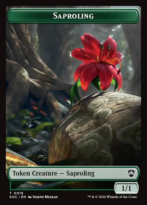 Pest (0023) // Saproling (0018) Double-Sided Token (SOC) - Image 2