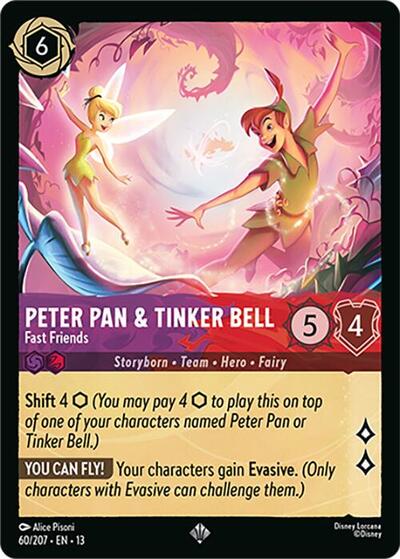Peter Pan & Tinker Bell, Fast Friends (0060) - Cold Foil