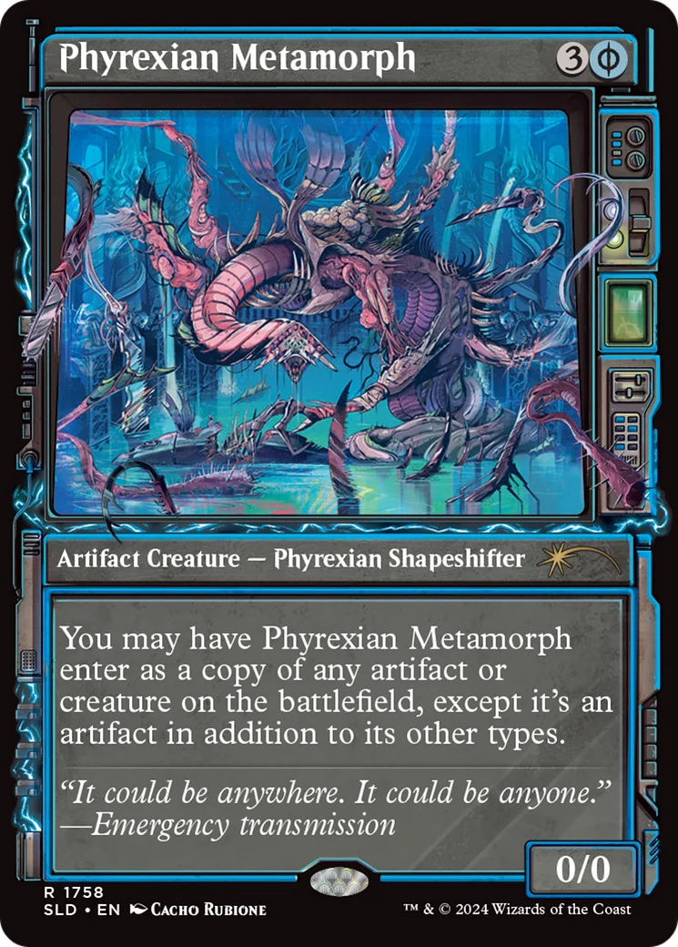 Phyrexian Metamorph (1758) (Showcase) (SLD) - Rainbow Foil