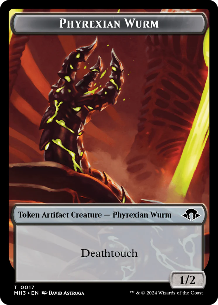 Phyrexian Wurm Token (0017) (TMH3)