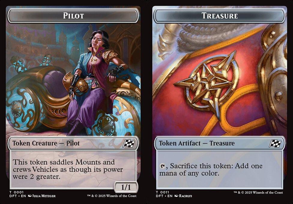 Pilot (0001) // Treasure (0011) Double-Sided Token (TDFT)