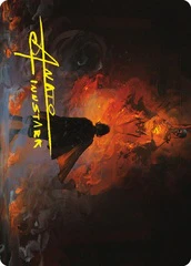 Pippin, Guard of the Citadel (51/81) Art Card (ALTR) - Gold-Stamped Signature