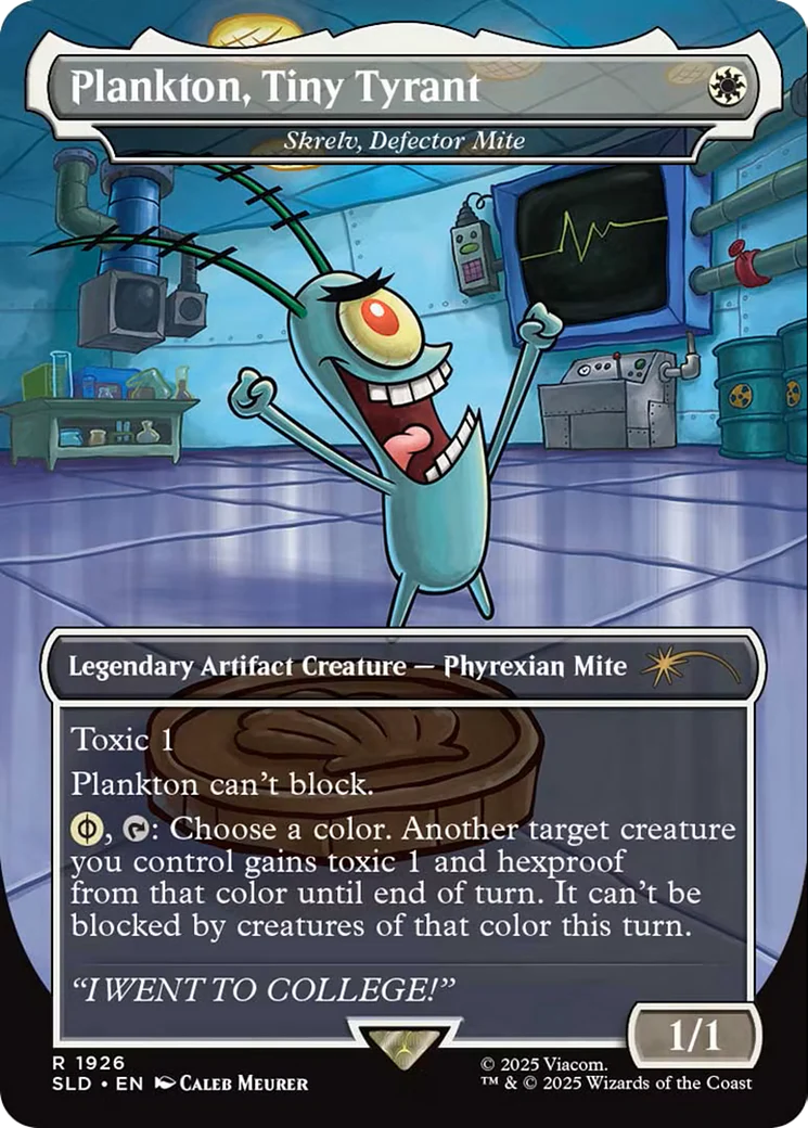 Plankton, Tiny Tyrant [Skrelv, Defector Mite] (1926) (Borderless) (SLD) - Foil