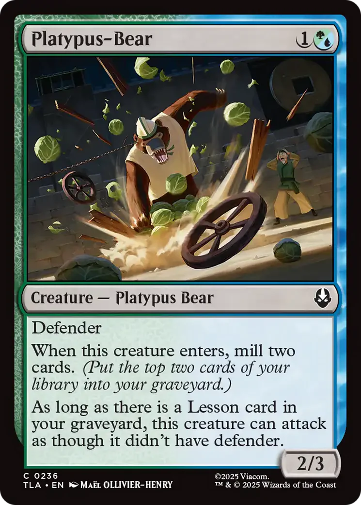 Platypus-Bear (TLA) - Foil