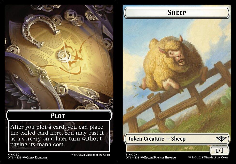 Plot (0020) // Sheep (0004) Double-Sided Token (TOTJ)
