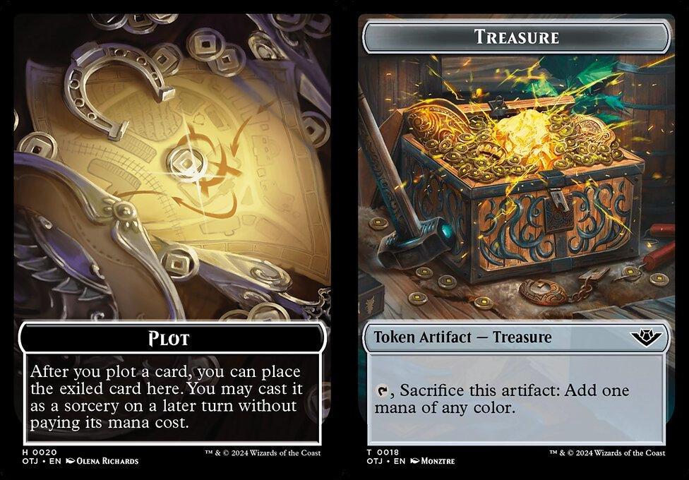 Plot (0020) // Treasure (0018) Double-Sided Token (TOTJ)
