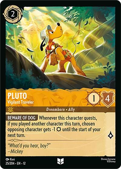 Pluto, Vigilant Traveler (0025) - Cold Foil
