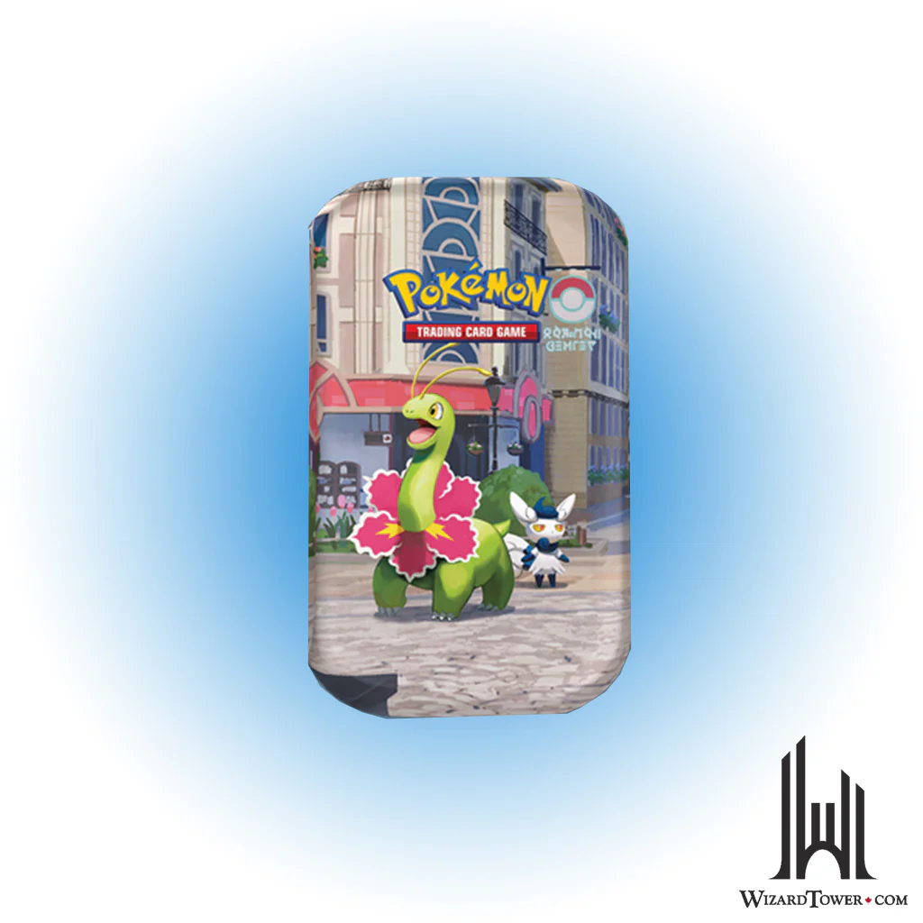 Pokemon Lumiose City Mini Tin - Meganium and Meowstic