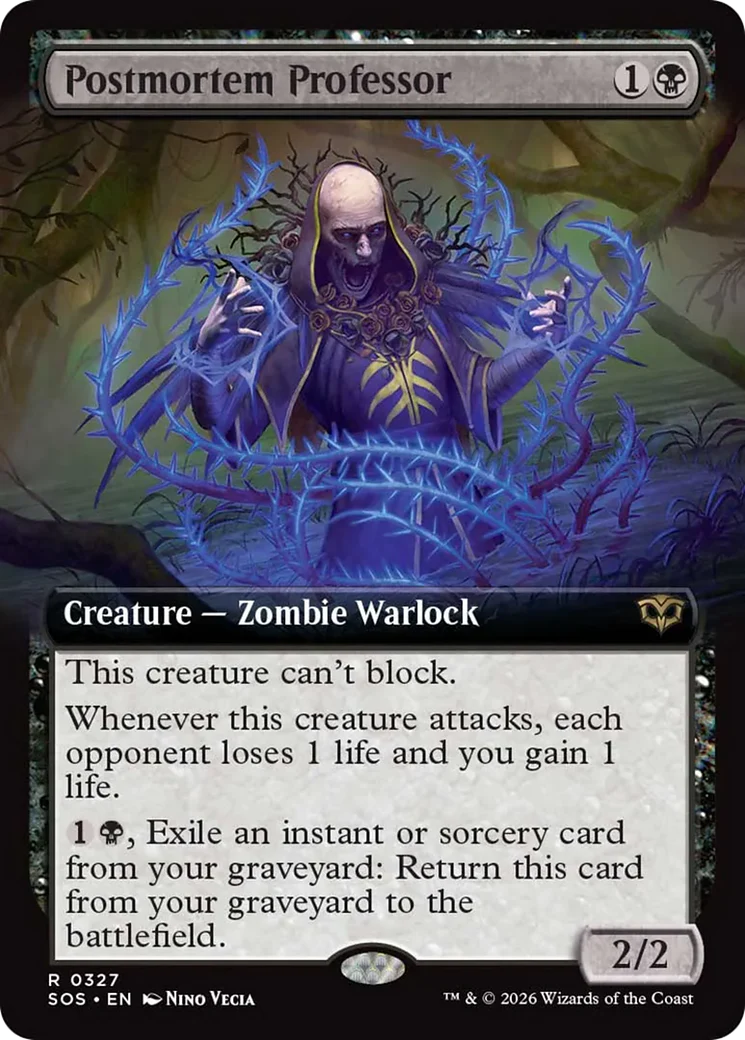 Postmortem Professor (0327) (Extended Art) (SOS)