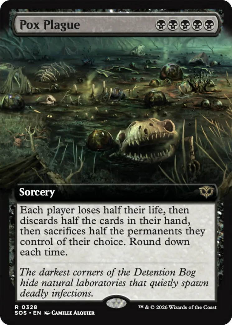 Pox Plague (0328) (Extended Art) (SOS) - Foil