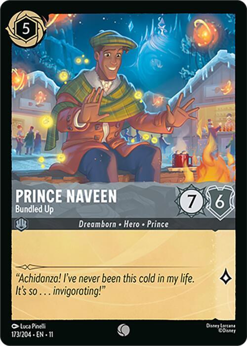 Prince Naveen, Bundled Up (0173) - Cold Foil