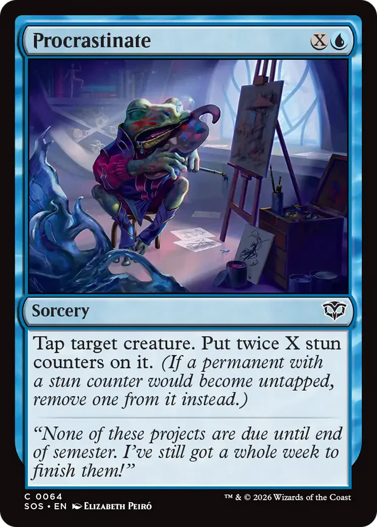 Procrastinate (SOS) - Foil