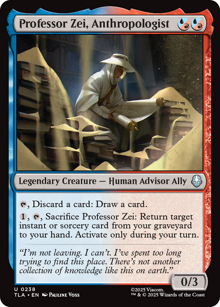 Professor Zei, Anthropologist (TLA) - Foil