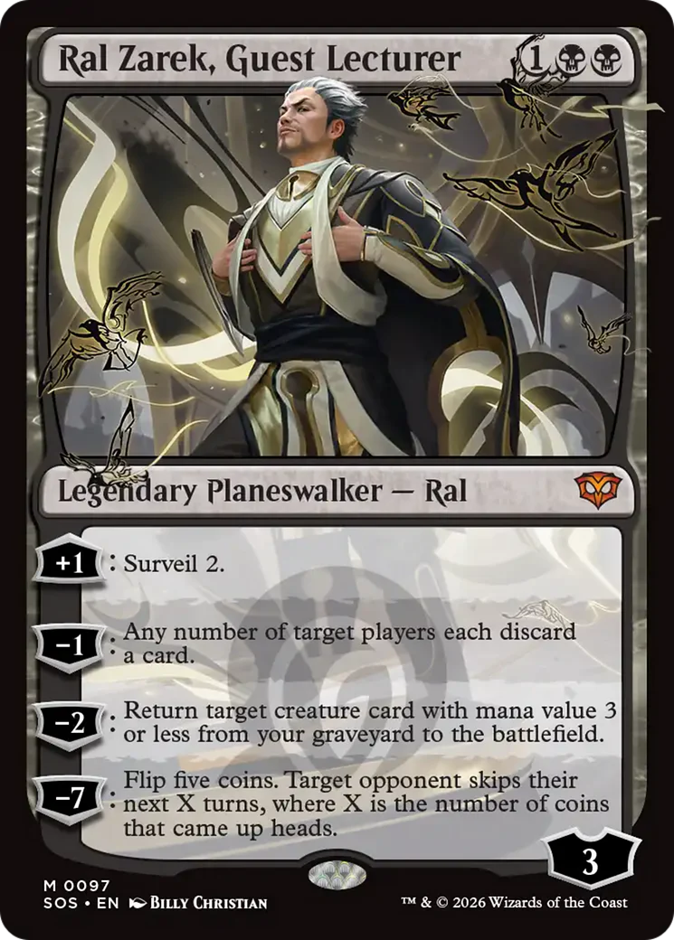 Ral Zarek, Guest Lecturer (SOS) - Foil