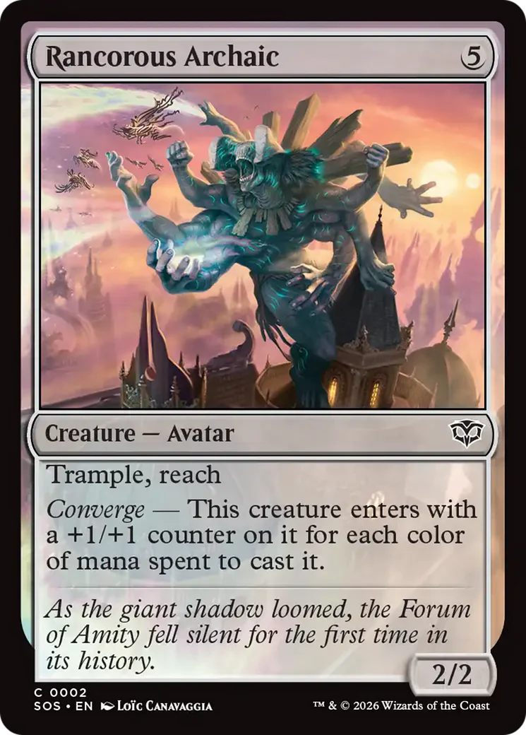 Rancorous Archaic (SOS) - Foil