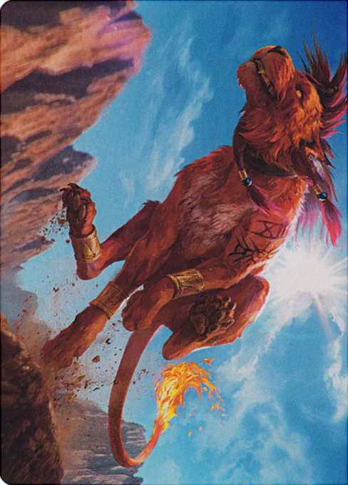 Red XIII, Proud Warrior (30/53) Art Card (AFIN)
