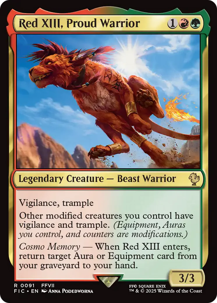 Red XIII, Proud Warrior (FIC) - Surge Foil