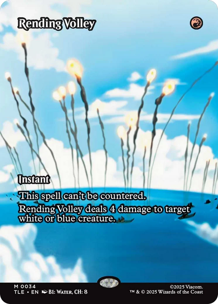 Rending Volley (0034) (Borderless) (TLE)
